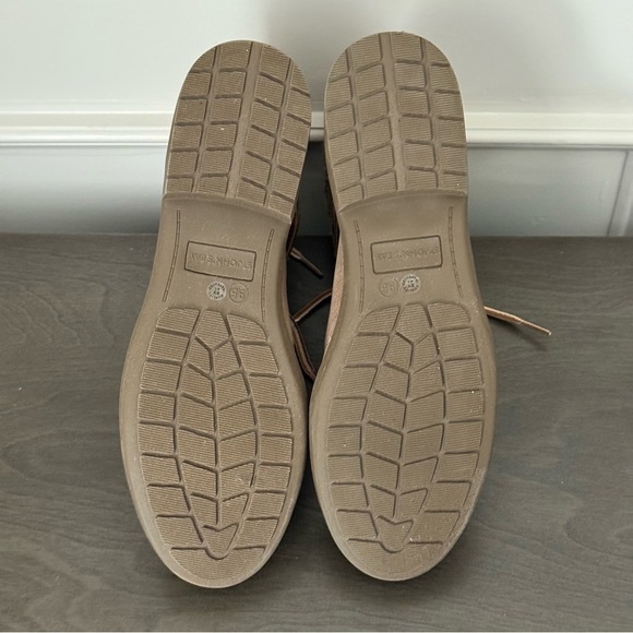 St. John's Bay Knit Top Lace-Up Boots Size 9.5 - Picture 8 of 10